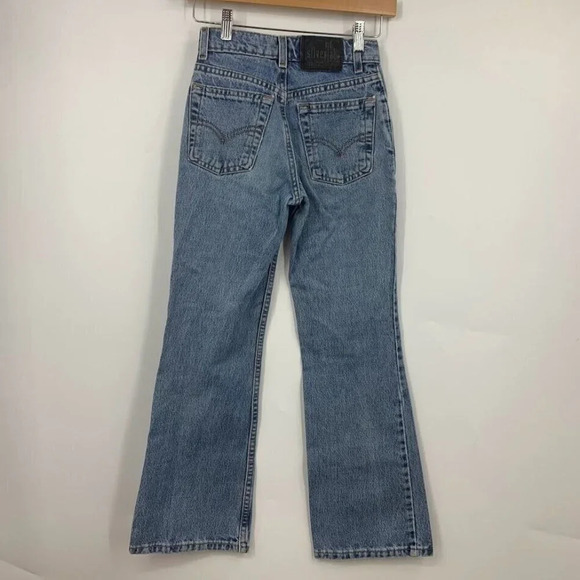 Levi's Girls Silver Tab Vintage Flare 100% Cotton Classic Jeans Size 10 - Picture 2 of 11